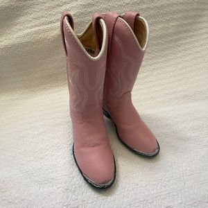 Durango Girls Pink Size 9 Cowboy Boots Like New